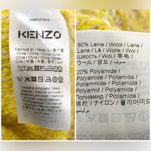 KENZO roll neck knitted jumpers(XS) - Picture 9 of 10